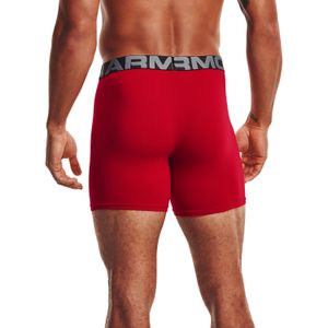 Boxers UA Charged Cotton 6In 3 Pack para Hombre