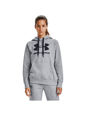 Buzo UA Rival Fleece Logo para Mujer