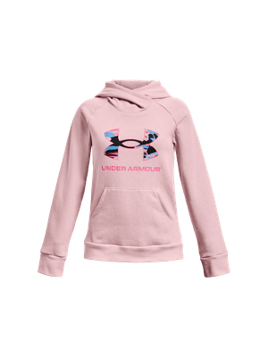 Buzo UA Rival Fleece Big Logo para Niñas