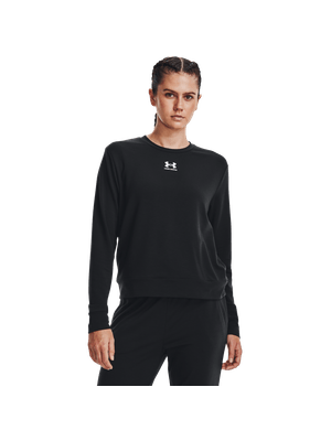 Buzo UA Rival Terry Crew para Mujer