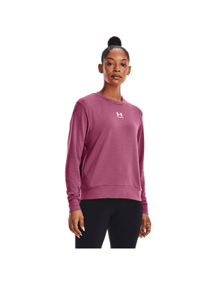 Buzo UA Rival Terry Crew para Mujer