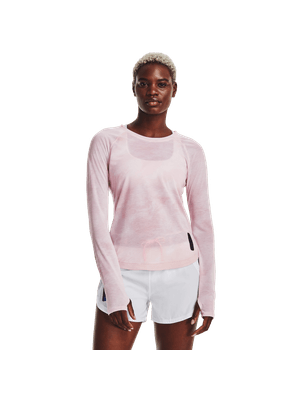 Camiseta Manga Larga UA Run Anywhere Streaker para Mujer
