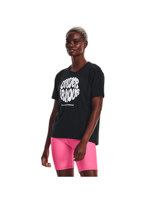 Camiseta UA Groovy Wordmark para Mujer