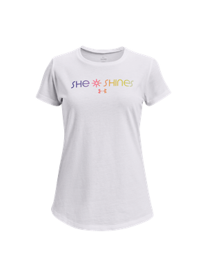 Camiseta UA She Shines Gradient para Niñas