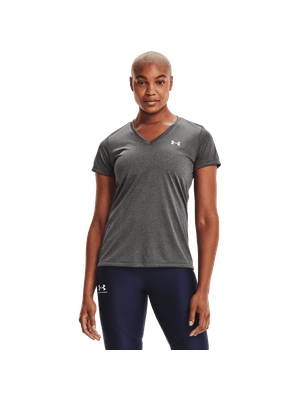 Camiseta UA Velocity Cuello en V para Mujer