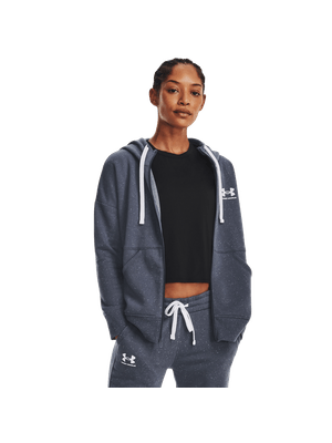 Buzo UA Rival Fleece Full Zip para Mujer