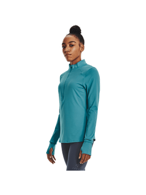 Camiseta Manga Larga de Running UA Qualifier Run ½ Zip para Mujer
