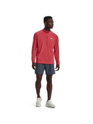 Camiseta Manga Larga de Running UA Streaker ½ Zip para Hombre