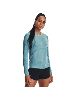 Camiseta Manga Larga de Running UA Seamless Stride para Mujer