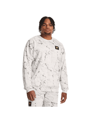 Buzo UA Project Rock Rival Fleece Crew para Hombre