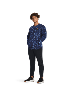 Buzo UA Project Rock Rival Fleece Crew para Hombre