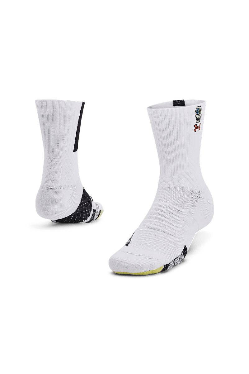 NBA Nike NikeGrip Power Performance Crew Socks - White