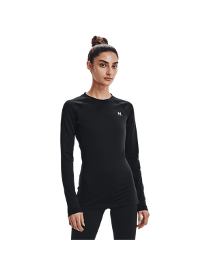 Camiseta Manga Larga UA CG Authentics Crew-BLK para Mujer
