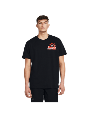 Camiseta Manga Corta UA HW FIRE SS-BLK para Hombre