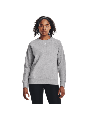 Buzo UA Rival Fleece Crew-GRY para Mujer