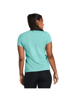 Camiseta Manga Corta UA W SPORTSTYLE LOGO SS-GRN para Mujer