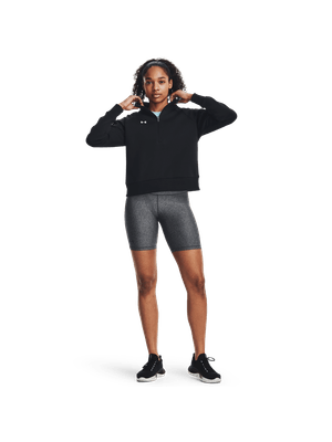 Buzo UA Rival Fleece HZ-BLK para Mujer