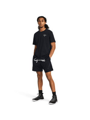 Camiseta Manga Corta Curry Emb Splash Tee-BLK para Hombre