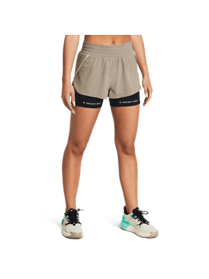Short Project Rock  Flex Short-Brn Para Mujer