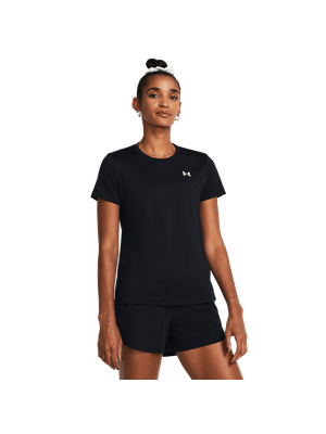 Camiseta Manga Corta Tech Ssc - Solid-Blk Para Mujer