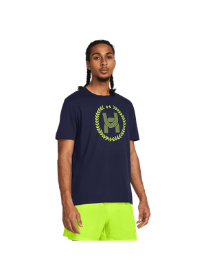 Camiseta Manga Corta Ua Run Anywhere Ss-Blu Para Hombre