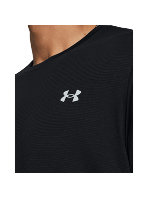 Camiseta Manga Larga Ua Launch Longsleeve-Blk Para Hombre