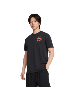 Camiseta Manga Corta Ua Artist Series Lead Ss-Blk Para Hombre