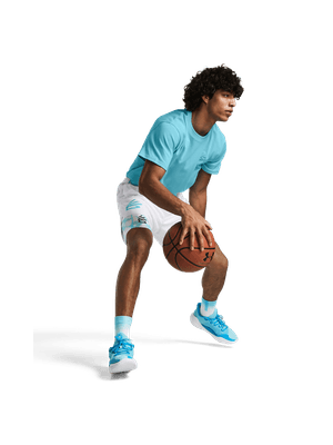 Short Ua Curry Hg Prtd Shorts-Blu Para Hombre