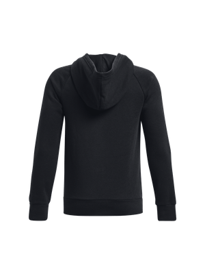 Buzo Ua Rival Fleece Fz Hoodie-Blk Para Niño
