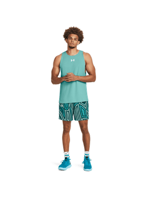 Short Ua Baseline Printed Short-Grn Para Hombre