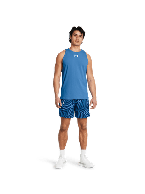 Short Ua Baseline Printed Short-Blu Para Hombre