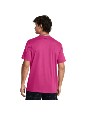 Camiseta Manga Corta Ua Project Rock  Payoff Graphc Ss-Pnk Para Hombre