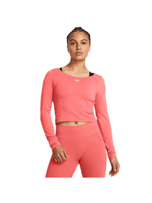 Camiseta Manga Larga Ua Vanish Seamless Ls-Pnk Para Mujer