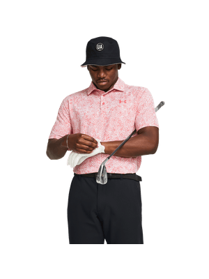 Polo Ua Playoff 3.0 Printed Polo-Pnk Para Hombre