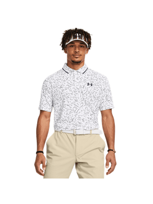 Polo Ua Iso-Chill Verge Polo-Wht Para Hombre
