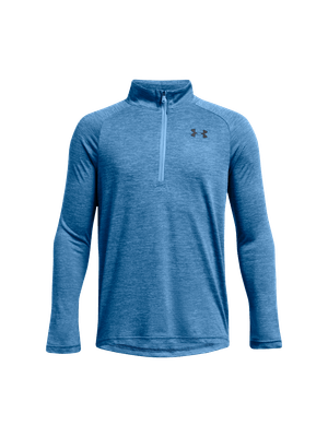 Camiseta Manga Larga Ua Tech 2.0 1/2 Zip-Blu Para Niño