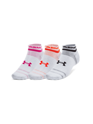 Medias Cortas Ua Essential Low Cut 3Pk-Wht Unisex