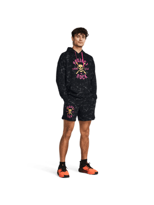 Shorts Project Rock  Aop Rvl Terry Sts-Blk Para Hombre