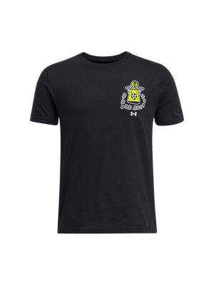 Camiseta Manga Corta Ua Alien Soccer Ss-Blk Para Niño