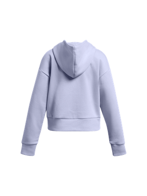 Buzo Ua Rival Fleece Crop Hoodie-Ppl Para Niña