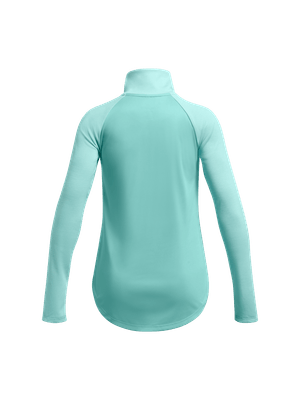 Camiseta Manga Larga Tech Graphic 1/2 Zip-Grn Para Niña