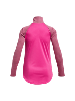 Camiseta Manga Larga Tech Graphic 1/2 Zip-Pnk Para Niña