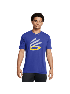 Camiseta Para Basketball Curry Logo Trend Tee Hombre