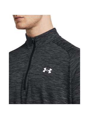 Buzo Para Training Tech Texturd Hlf Zip Hombre