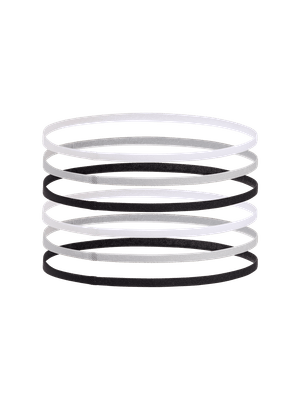 Headbands Y Muñequeras Sportstyle Ws Mini Elastic 6Pk Mujer